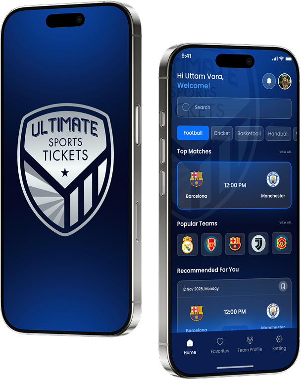 Ultimate sports ticket mobile preview
